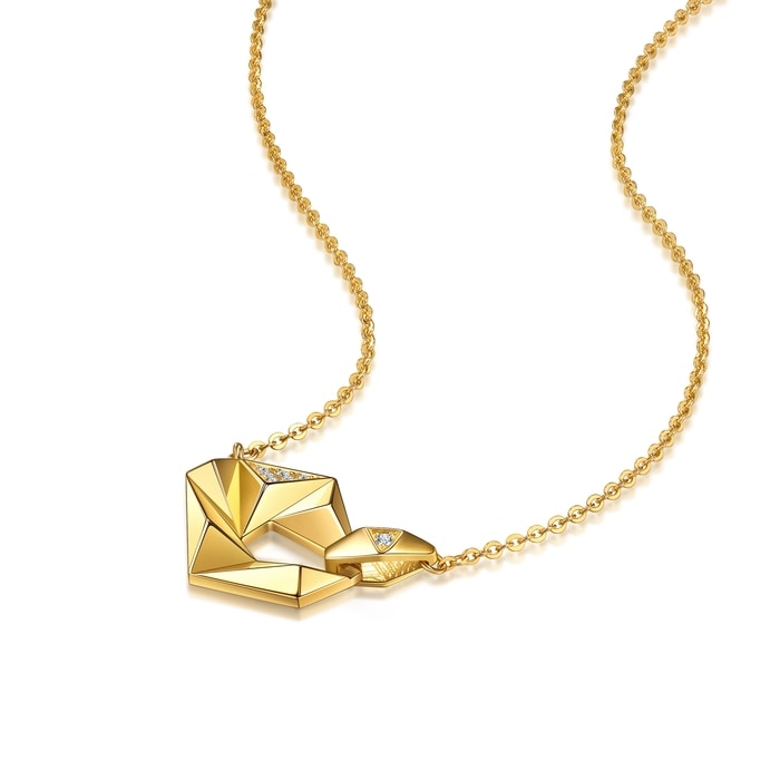 Solid Gold Necklace | Chow Sang Sang Jewellery | 95862N - 4