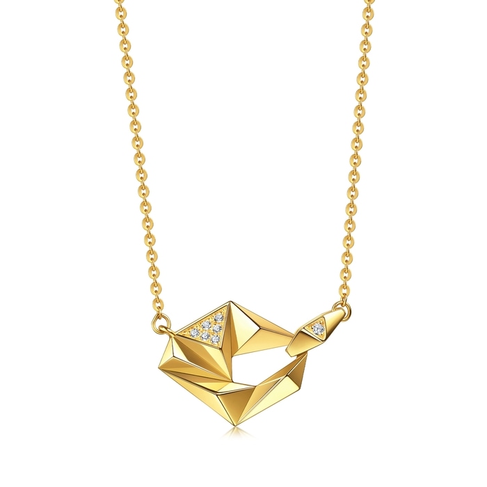 Solid Gold Necklace | Chow Sang Sang Jewellery | 95862N - 1