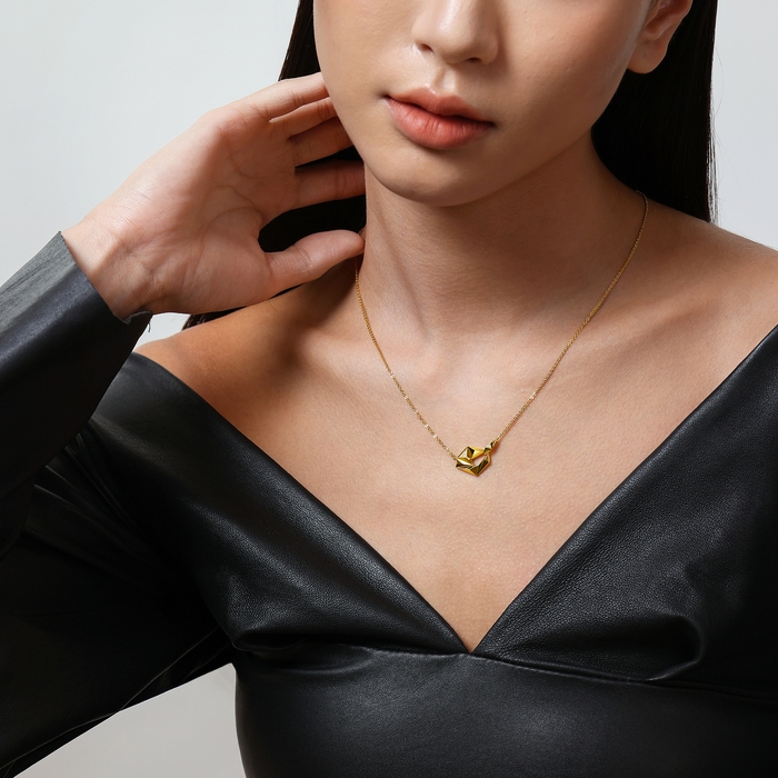 Solid Gold Necklace | Chow Sang Sang Jewellery | 95862N - 3