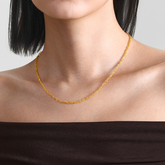 Solid Gold Necklace | Chow Sang Sang Jewellery | Essence | 95874N - 2
