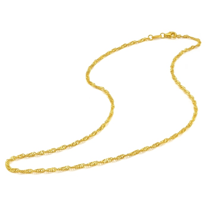 999.9黃金 頸鍊 | 周生生珠寶 | Essence「永」 | 95875N - 4