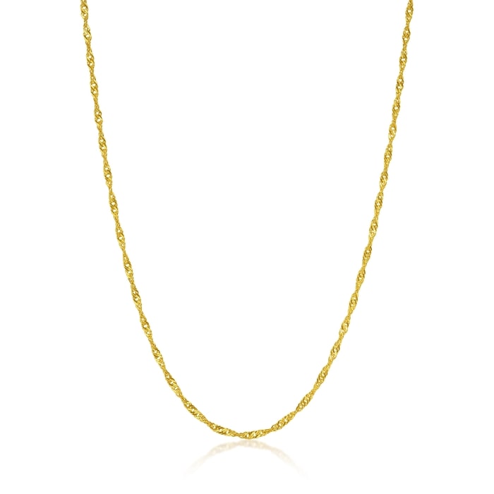 999.9黃金 頸鍊 | 周生生珠寶 | Essence「永」 | 95875N - 1