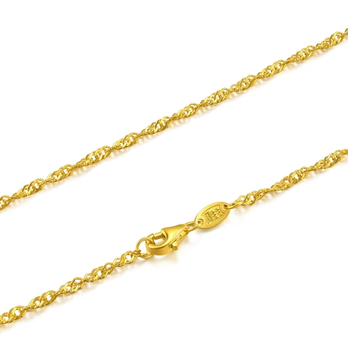 999.9黃金 頸鍊 | 周生生珠寶 | Essence「永」 | 95875N - 3