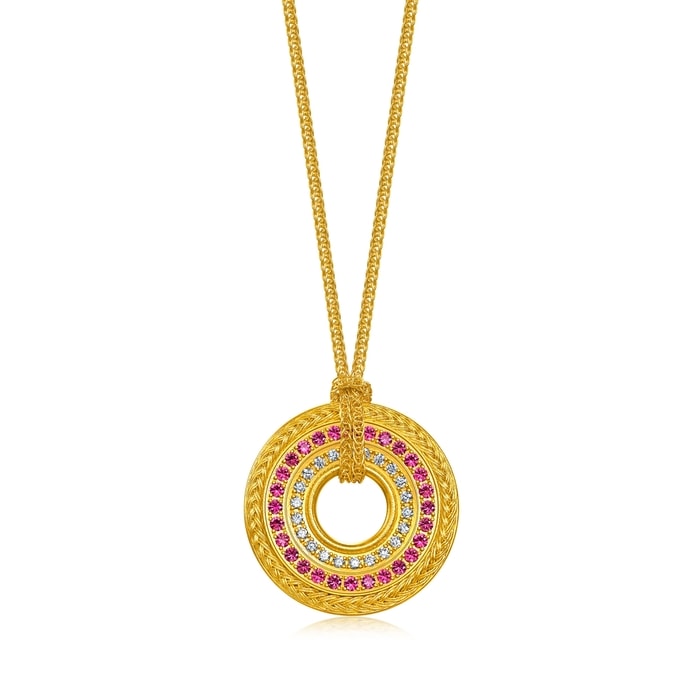 Solid Gold Necklace | Chow Sang Sang Jewellery | Cultural Blessings | 95948N - 1