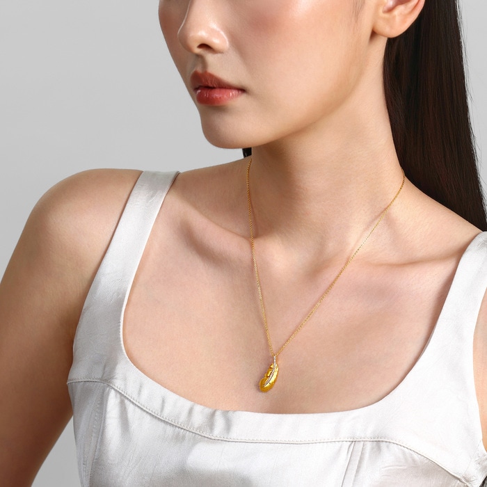Solid Gold Necklace | Chow Sang Sang Jewellery | Love Decode | 95956N - 3