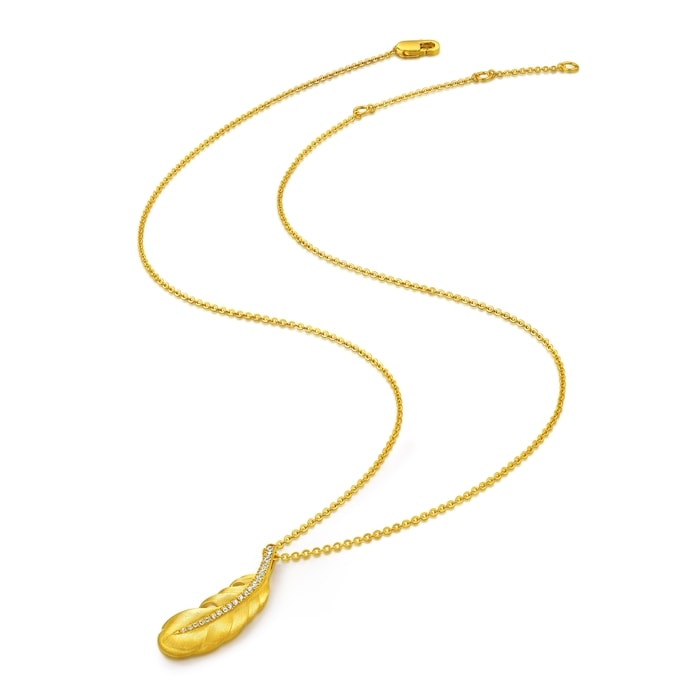 Solid Gold Necklace | Chow Sang Sang Jewellery | Love Decode | 95956N - 4