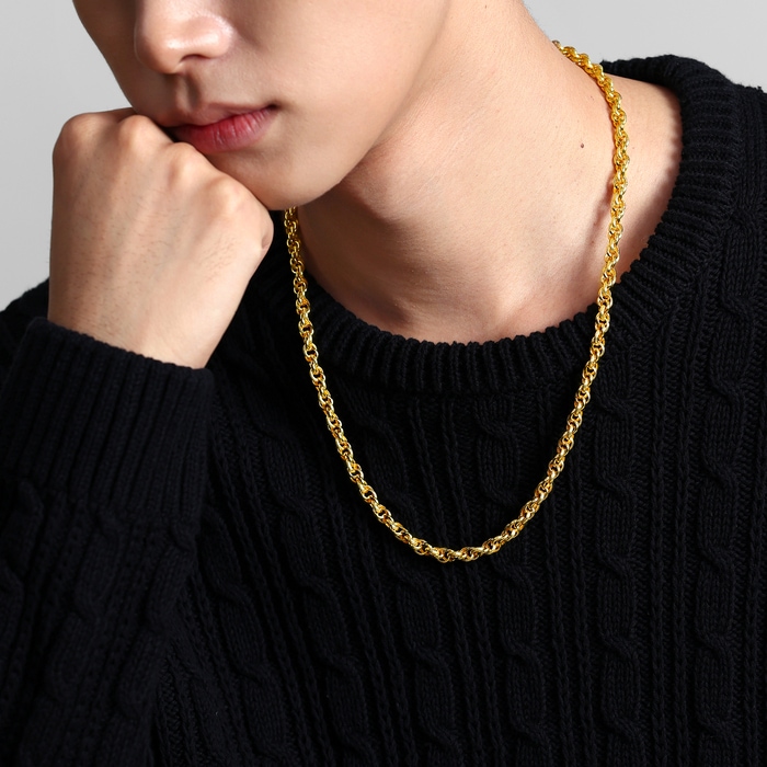 999.9黃金 頸鍊 | 周生生珠寶 | Essence「永」 | 95974N - 4