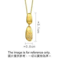 999 Gold Diamond Necklace
