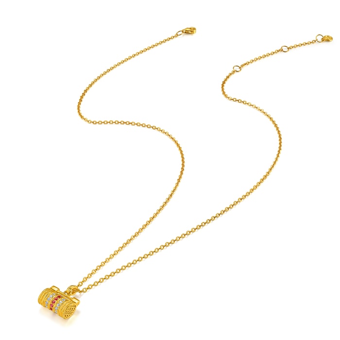Solid Gold Necklace | Chow Sang Sang Jewellery | Cultural Blessings | 96040N - 2