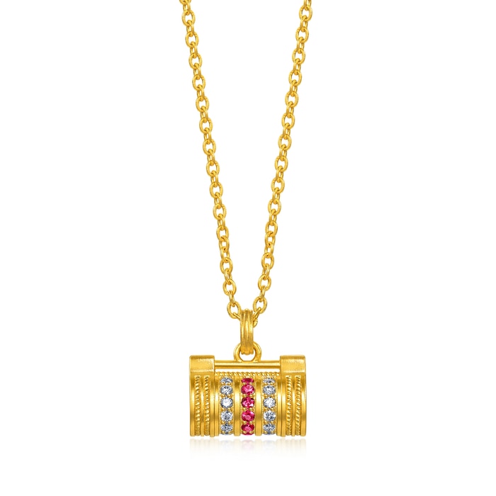 Solid Gold Necklace | Chow Sang Sang Jewellery | Cultural Blessings | 96040N - 3