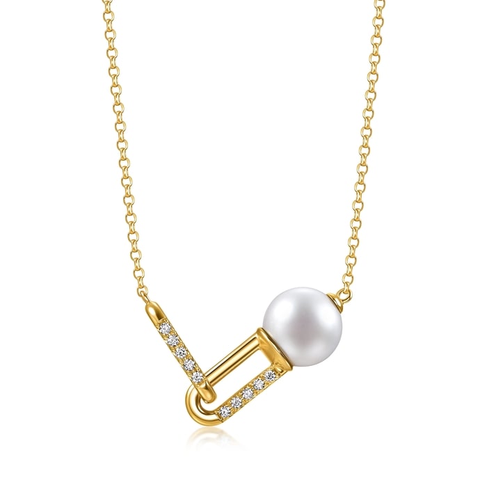 18K黃色黃金 頸鍊 | 周生生珠寶 | 96105N - 1