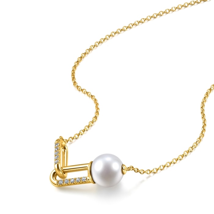 18K黃色黃金 頸鍊 | 周生生珠寶 | 96105N - 4