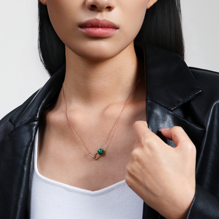 18K Rose Gold Necklace | Chow Sang Sang Jewellery | 96105N - 3