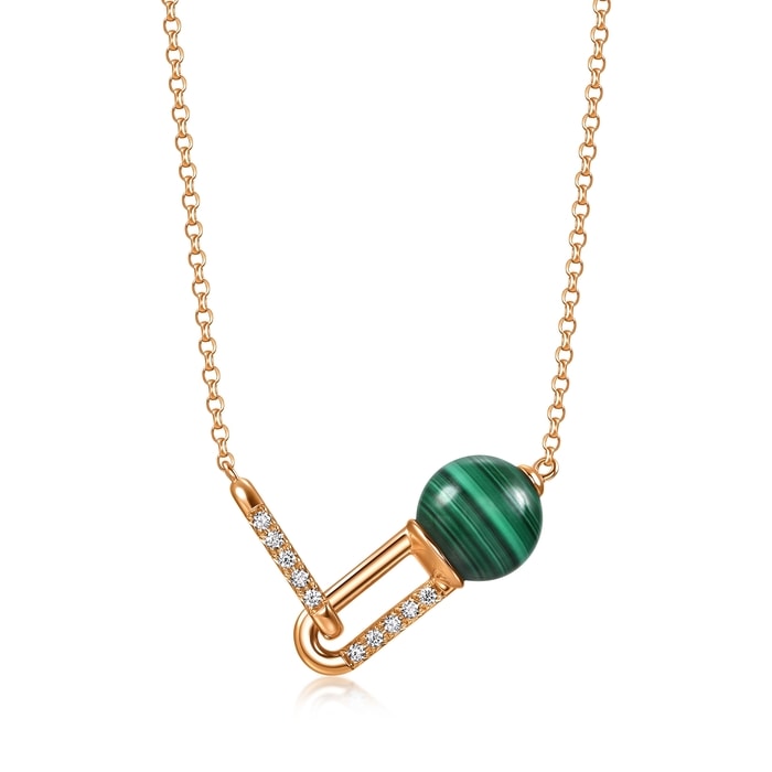 18K Rose Gold Necklace | Chow Sang Sang Jewellery | 96105N - 1