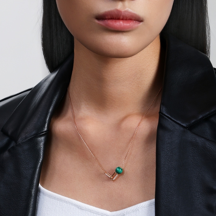 18K Rose Gold Necklace | Chow Sang Sang Jewellery | 96105N - 2