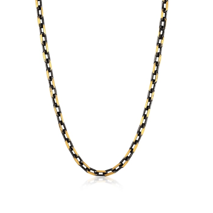 999黃金 頸鍊 | 周生生珠寶 | Noir 「酷黑」 | 96112N - 1