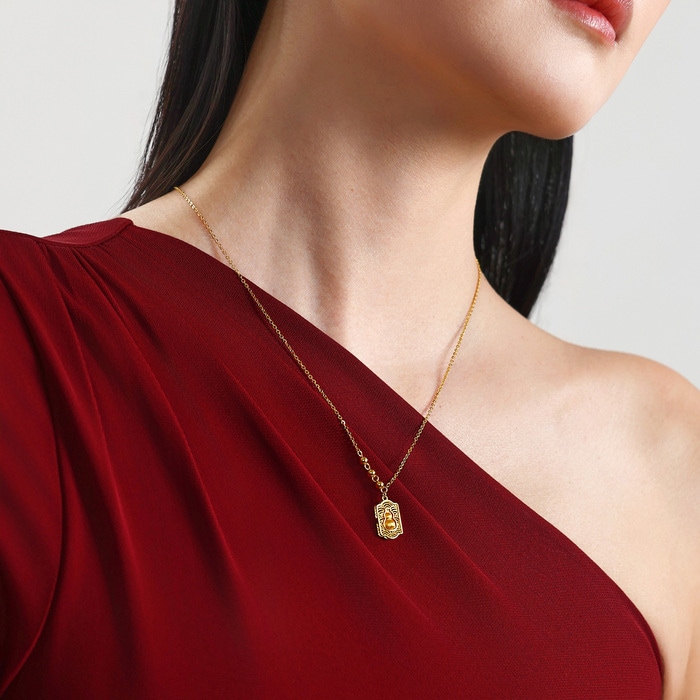 Solid Gold Necklace | Chow Sang Sang Jewellery | Chinese Gifting Collection | 96159N - 2
