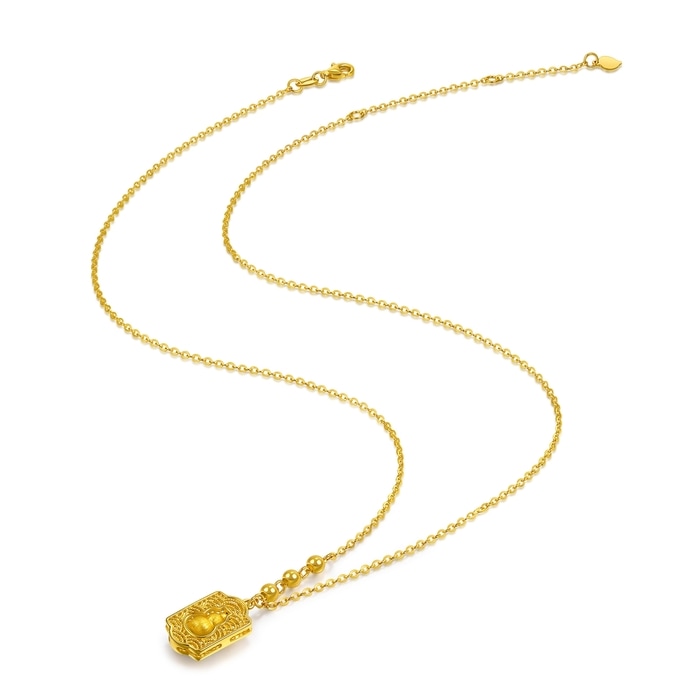 Solid Gold Necklace | Chow Sang Sang Jewellery | Chinese Gifting Collection | 96159N - 4