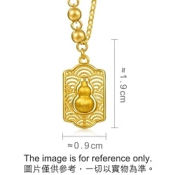 '1934' 999 Gold Gourd Necklace