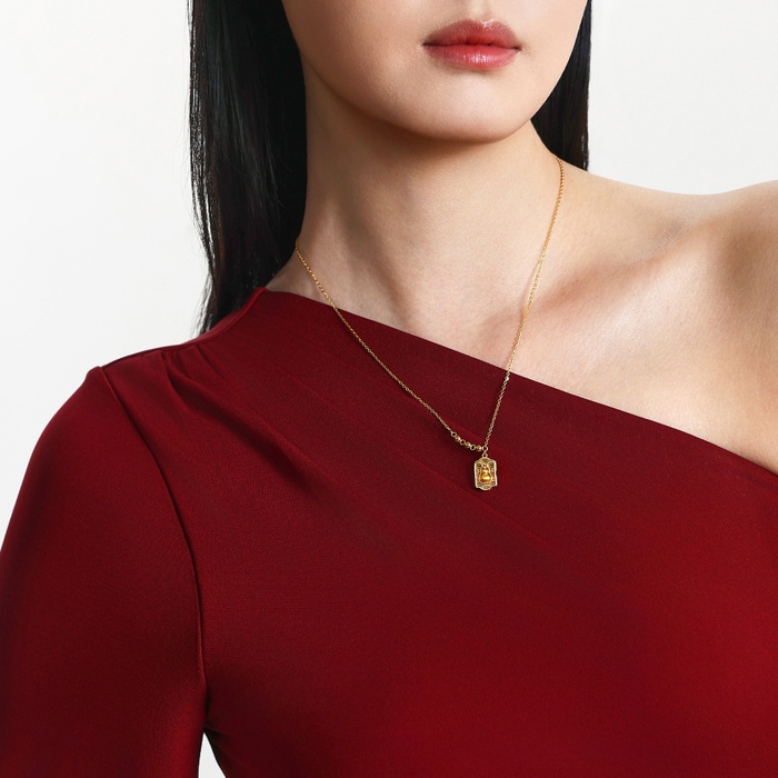 Solid Gold Necklace | Chow Sang Sang Jewellery | Chinese Gifting Collection | 96159N - 3
