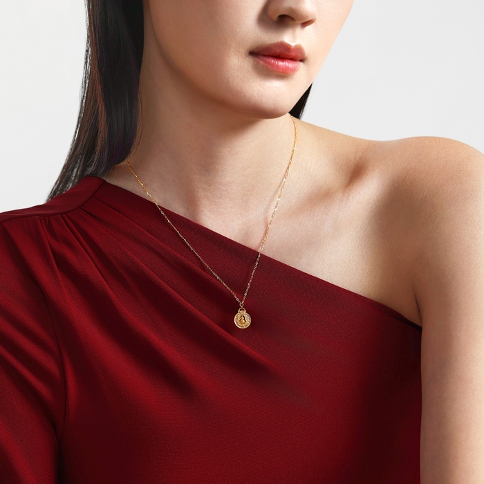 Solid Gold Necklace | Chow Sang Sang Jewellery | Chinese Gifting Collection | 96160N - 3
