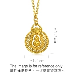 '1934' 999 Gold Gourd Necklace