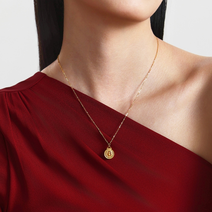 Solid Gold Necklace | Chow Sang Sang Jewellery | Chinese Gifting Collection | 96160N - 2