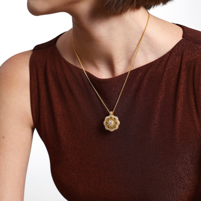 Solid Gold Necklace | Chow Sang Sang Jewellery | Cultural Blessings | 96224N - 3