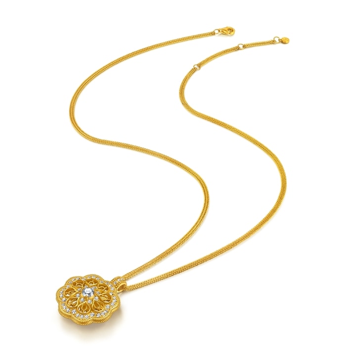 Solid Gold Necklace | Chow Sang Sang Jewellery | Cultural Blessings | 96225N - 4