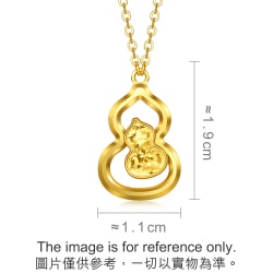 999 Gold Gourd Necklace