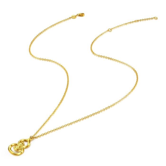 999黃金 頸鍊 | 周生生珠寶 | Essence「永」 | 96249N - 4