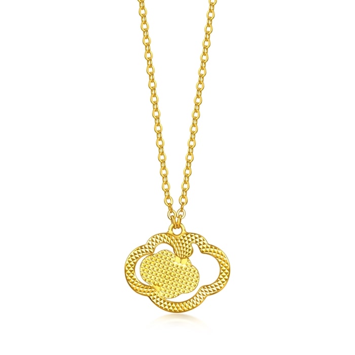 Solid Gold Necklace | Chow Sang Sang Jewellery | Essence | 96250N - 5