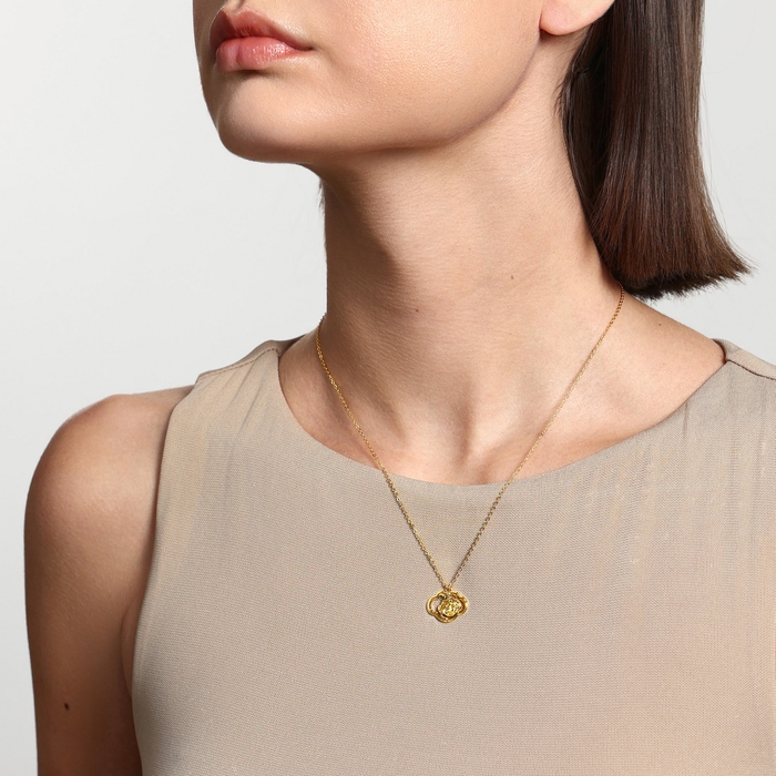 Solid Gold Necklace | Chow Sang Sang Jewellery | Essence | 96250N - 3