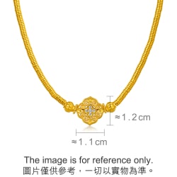 'The Oriental' 999.9 Gold Diamond Necklace