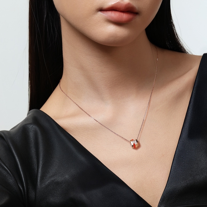 18K玫瑰金 頸鍊 | 周生生珠寶 | 96328N - 2