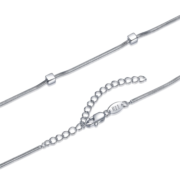 950鉑金 頸鍊 | 周生生珠寶 | Essence「永」 | 96368N - 3