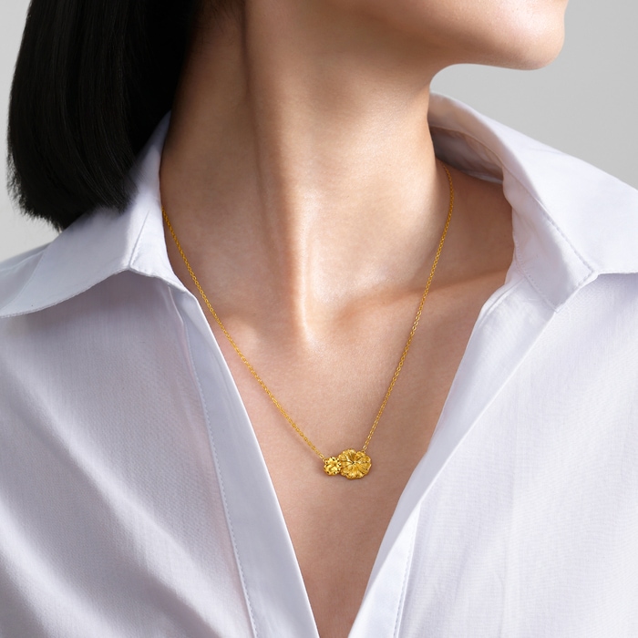 Solid Gold Necklace | Chow Sang Sang Jewellery | 96415N - 2