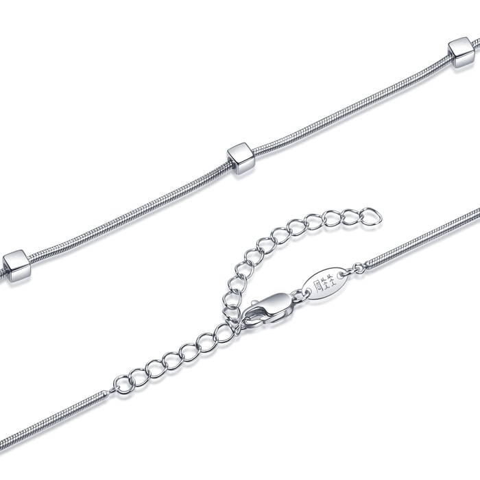 950 Platinum Necklace | Chow Sang Sang Jewellery | Essence | 96453N - 3
