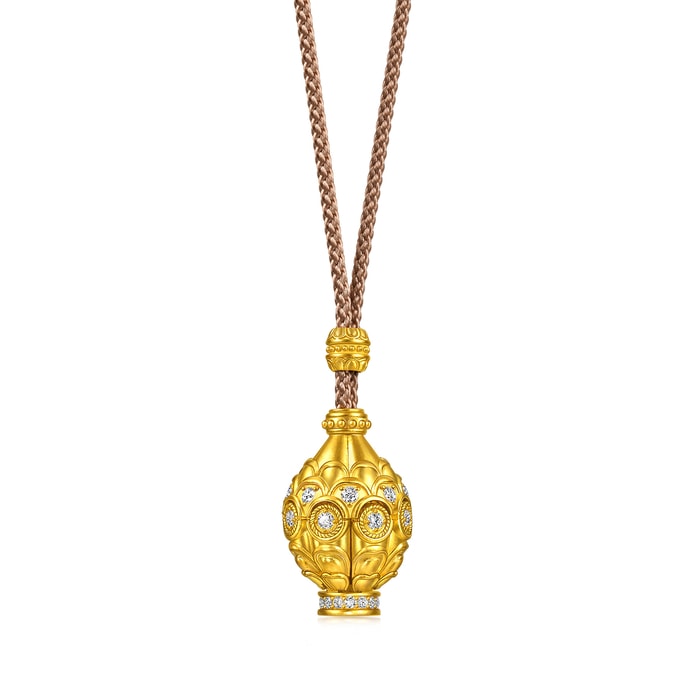 Solid Gold Necklace | Chow Sang Sang Jewellery | Cultural Blessings | 96477N - 5