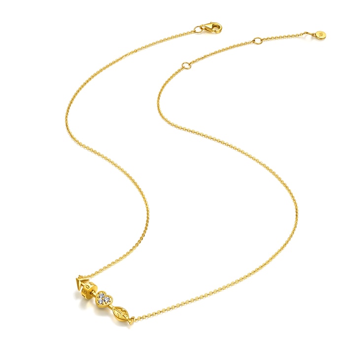 Solid Gold Necklace | Chow Sang Sang Jewellery | 96572N - 4