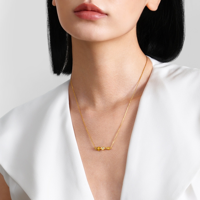 Solid Gold Necklace | Chow Sang Sang Jewellery | 96572N - 2