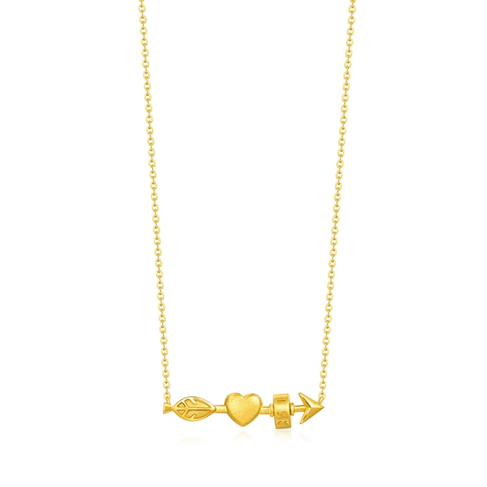 Solid Gold Necklace | Chow Sang Sang Jewellery | 96572N - 5