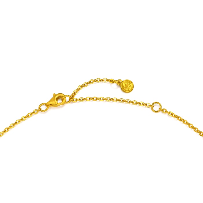 Solid Gold Necklace | Chow Sang Sang Jewellery | Cultural Blessings | 96587N - 5