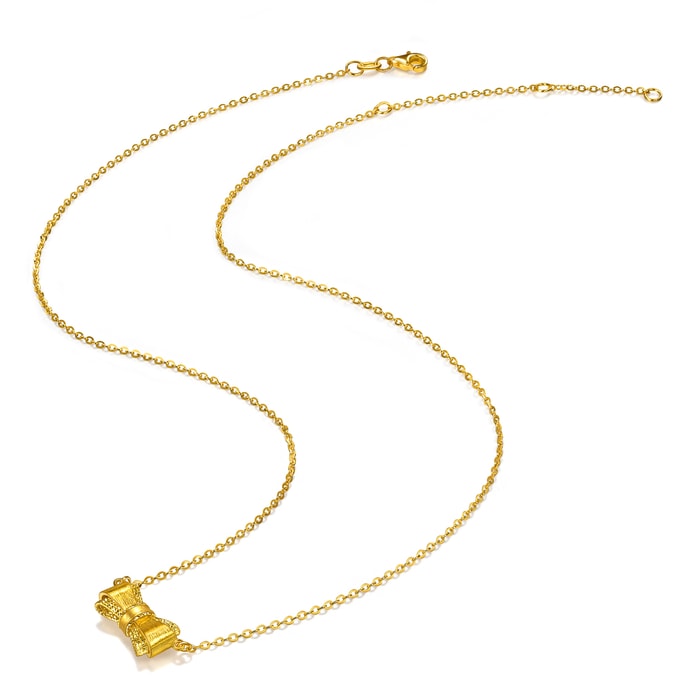Solid Gold Necklace | Chow Sang Sang Jewellery | Essence | 96628N - 4