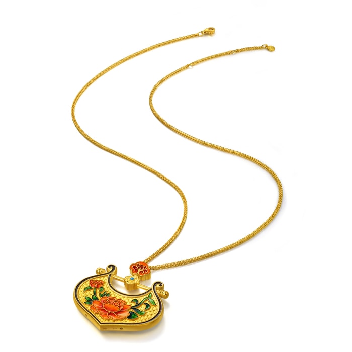 Solid Gold Necklace | Chow Sang Sang Jewellery | Cultural Blessings | 96647N - 2