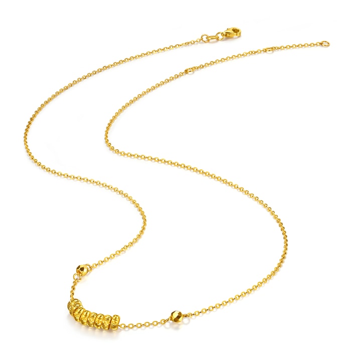 Solid Gold Necklace | Chow Sang Sang Jewellery | Essence | 96763N - 2