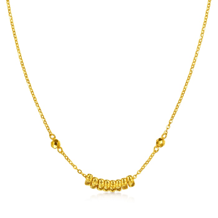 Solid Gold Necklace | Chow Sang Sang Jewellery | Essence | 96763N - 1