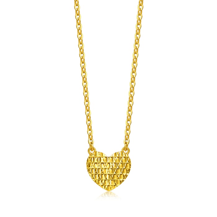 Solid Gold Necklace | Chow Sang Sang Jewellery | Essence | 96773N - 1