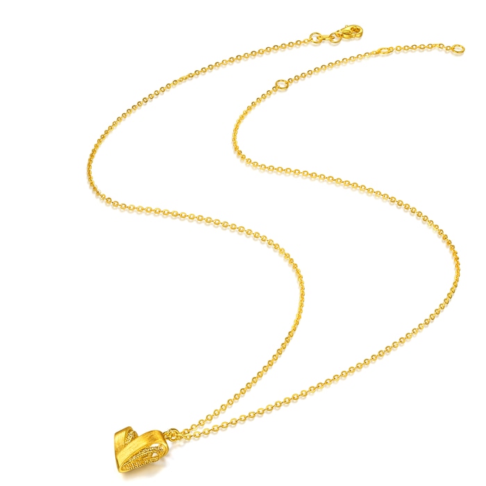 Solid Gold Necklace | Chow Sang Sang Jewellery | Essence | 96813N - 2
