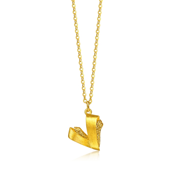 Solid Gold Necklace | Chow Sang Sang Jewellery | Essence | 96813N - 1